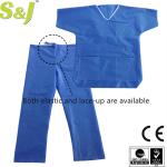 Sterilized medical disposable non woven sms dental hospital surgery coat
