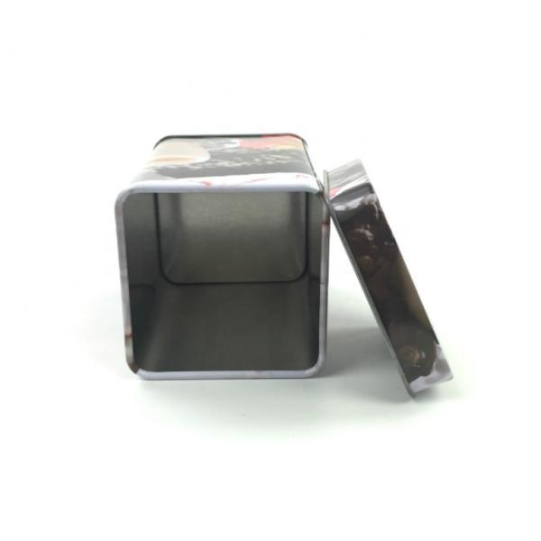 Factory directly sales small square metal tin box can for tea or coffee
