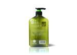Flat Square Plastic Pump Bottles , Amber Plastic Massage Oil Bottles