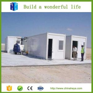 China SGS ISO9001 certificated prefab camping container house temporary living quarter laborers camp factory