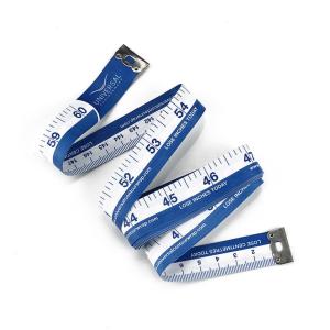 China Wintape Custom Clothing Tape Measure Navy Blue Color With Inches Centimeters Dual System factory