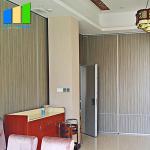 Wooden 65MM Sliding Partition Walls Melamine Finish Multi Color