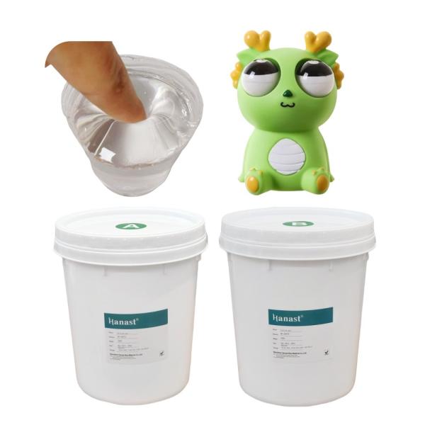 China Soft Moldable Elastic Food Safe Liquid Silicone Gel Rubber Liquid MSDS Certificated factory