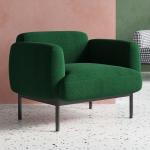 Hotel single sofa chair bedroom sofa custom fabric leisure chair