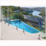U Aluminum Channel Type Glass Railing Profile Safety For Balcony Balustrade