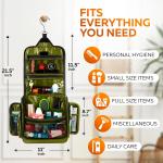 Waterproof Large Hygiene Toiletry Makeup Cosmetics Customizable Duffle Bags with