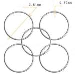 Food Grade Stainless Steel 304 Ring Mesh Butcher Safety Gloves