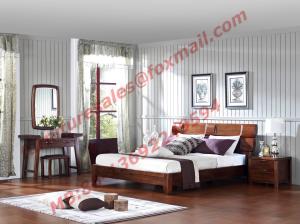 China High Quality Wood Bedroom Furniture Set for Luxury Home factory