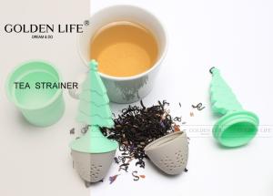 China Silicone Tea Coffee St Strainer Herbal Spice Infuser Filter Diffuser 304 Stainless Steel factory