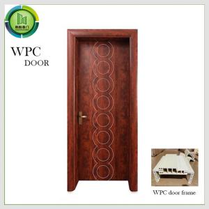 China Compressive Resistance WPC Wood Door 2100mm Length Custom School Use factory