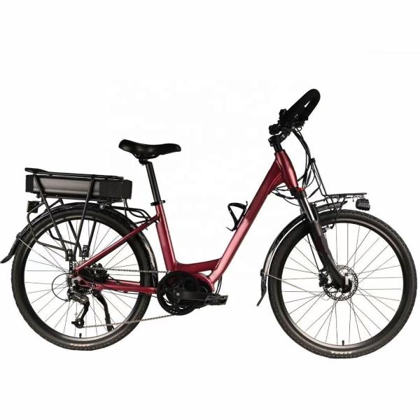 48V 20.4Ah Mid Drive Electric Bike 700C Hydraulic Disc Brake Bicycle With