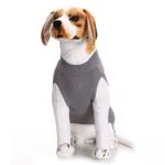 Bowknot Gray Pet Sweater Big Dog Pet Clothes Autumn And Winter Dog Teddy Clothes