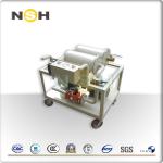 Demulsification Dehydration Lube Oil Purifier / Lube Oil Filtration System oil