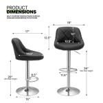 Bar Room Restaurant Furniture ALINUNU High Stool Bar Chair for Kitchen