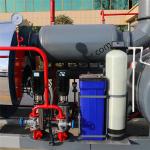 Industrial 2ton 150hp Mobile Type Diesel Oil Fired Horizontal Steam Boiler For