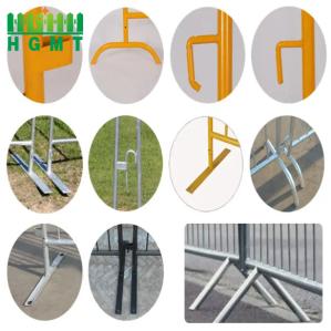 China Portable Road Traffic Safety Metal Barricade Fence Concert Pedestrian Temporary factory