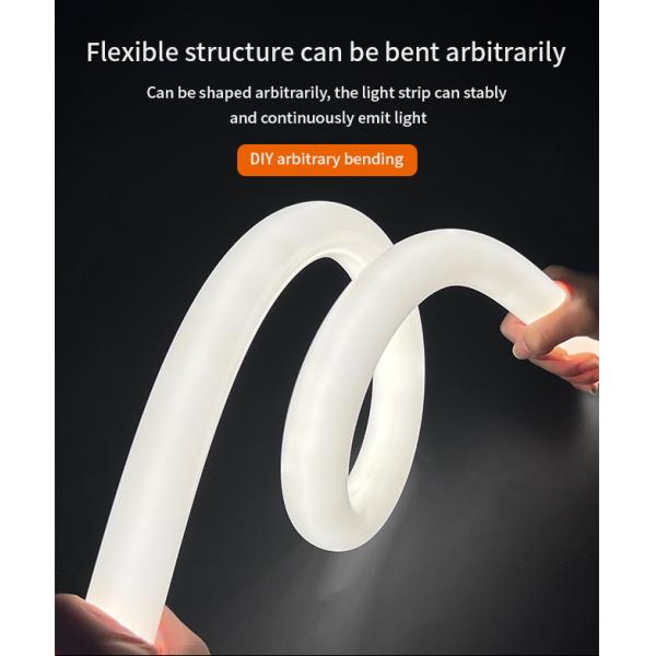 UV Resistant Silicone Circular LED Neon Flex 360° IP67 Flexible Neon LED Strip Light