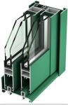 Superhouse Double Glass Aluminium Door Frame Profile Sound Insulation