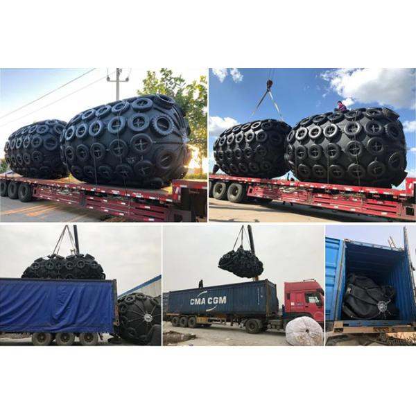 High Pressure Yokohama Floating Fender 80kpa With Bare Packing