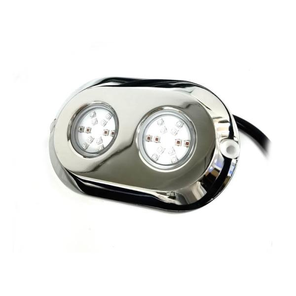 316 Stainless Steel 12V DC Surface Mount Color Changeable Underwater LED