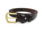 Customized Male 40mm Wide Cowhide Grain Leather Belt