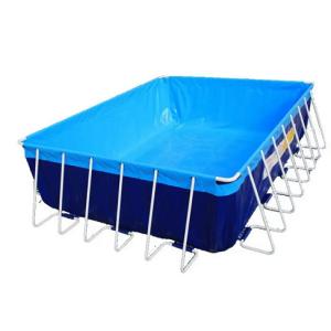 China Portable Canvas Swimming Pool Easily Disassembled And Moved For Outdoor factory