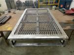 Safety Anti Skid Metal Plate Grating , Durable Slip Resistant Steel Plate