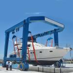 150 Ton Travel Lift Crane With 4 Sling Units & Hydraulic Steering