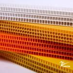 Orange Corrugated Plastic Cover 12mm Bubble Sheet For Floor Protection