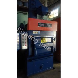Tumble Shot Blasting Machine , Electric Shot Blaster High Cleaning Efficiency