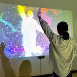 250V Interactive Gaming Projector Wall Projection System For Amusement Park