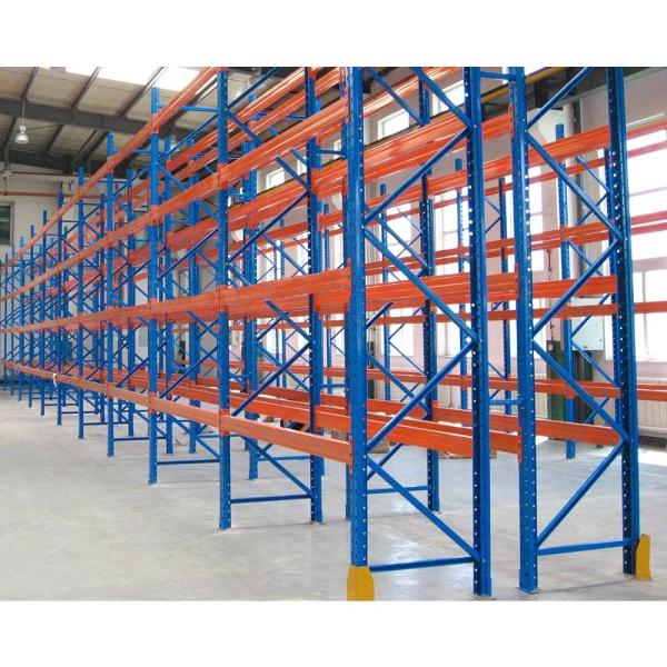 Sturdy Warehouse Pallet Rack with Rack Safety and Steel Construction Width 1000