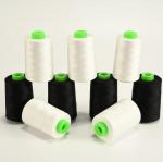 Ring Spun 100 Polyester Thread 402 603 Dyed Color Bleached Sewing Yarn