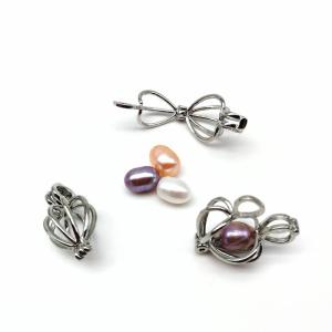 China Love and Wish Pearl Cage Pendant Jewelry Making Essential Oil Diffuser DIY Hollow Pendant factory