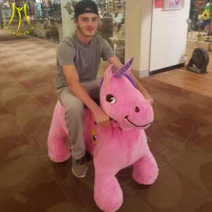 China Hansel amusement indoor rides walking plush games animal electric scooters factory