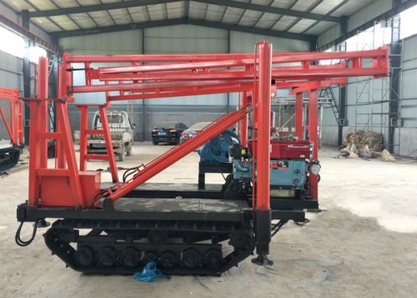Popular Engineering Drilling Rig 30 - 180m Drilling Depth Easy Operation Free