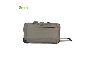 China Rolling Luggage Bag Tapestry Wheeled Duffle Bag with One Front Big Pocket factory