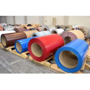 China RAL Color Galvanized Coil 3-8MT Weight Length Full Hard 610mm DC51D+Z factory