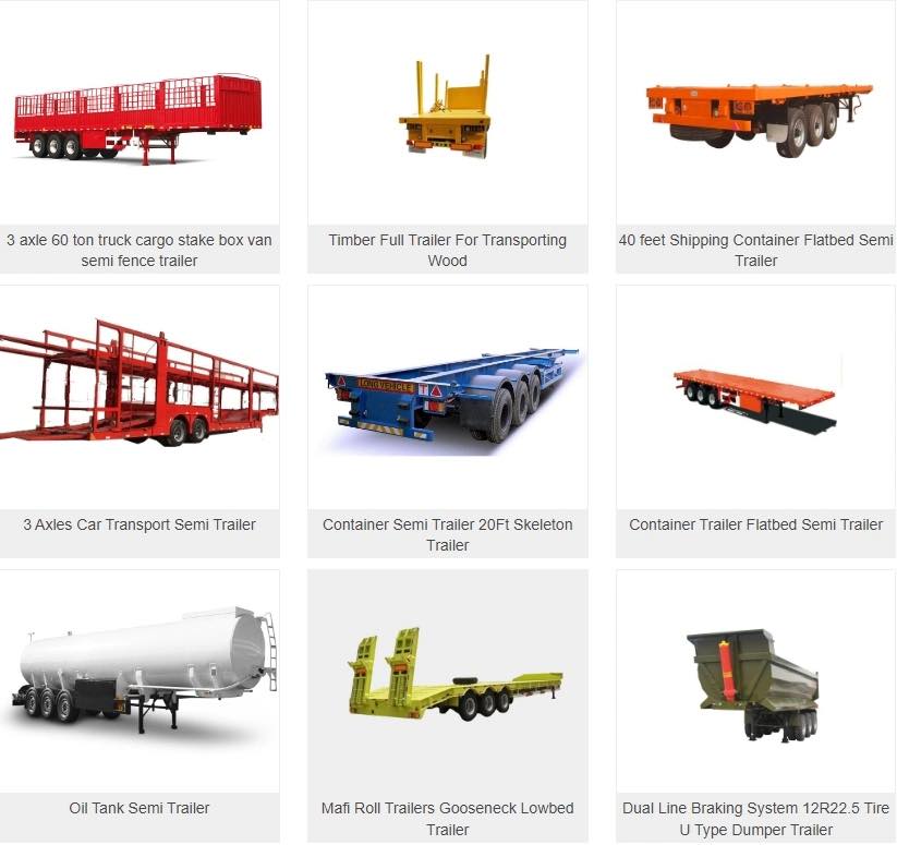 Heavy-Duty Fatbed Semi Trailer for sale in Africa: Designed for Stable and Efficient Transportation of Oversized Loads