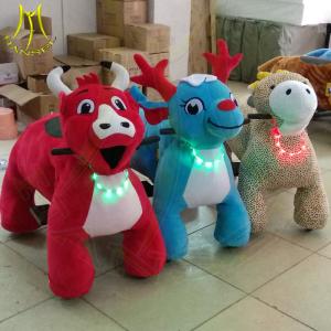 China Hansel kids amusement park rides electric riding horse machine used kiddie rides factory