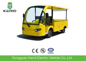 China 700KG Small Electric Cargo Van Airport Luggage Cart 2 Seats With CE Certificate factory