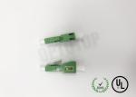 LC Male To LC Female APC Fiber Optic Attenuator Single Mode 0-30dB Green house