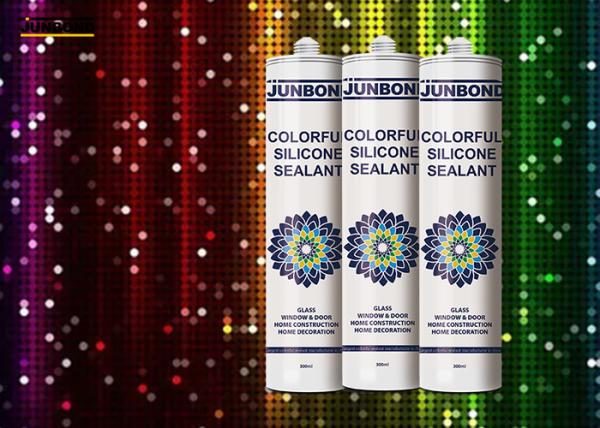 Mildew Proof Neutral Construction Silicone Sealant Color Glass Weather Resistant