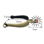 Alloy Horse Spurs Men Rider Horsemanship Western Stainless Steel Equestrian