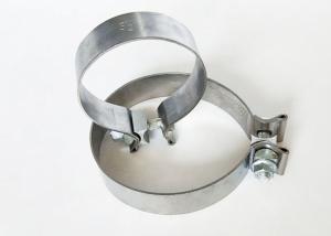 China 3&quot; Aluminized O Single Bolt Narrow Band exhaust Clamp Muffler clamp factory