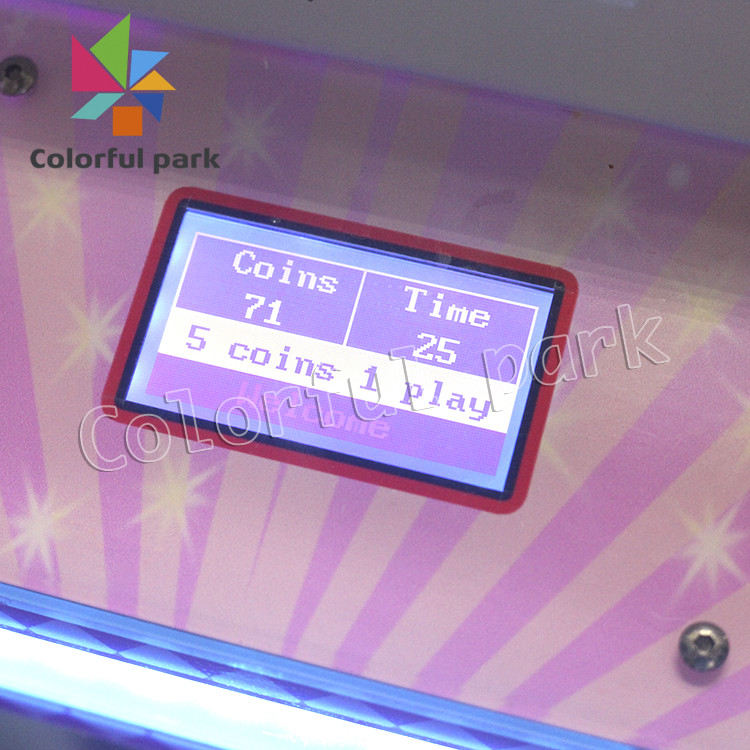 Bill Acceptor Claw Crane Machine , Prize Claw Machine With LED Strip