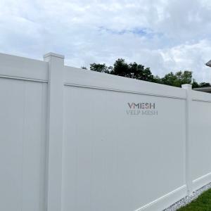 China 6*8 White Yard Safety Vinyl Rail Fence Fencing factory