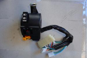 China Universal Motorcycle Turn Signal Switch , Black Motorcycle Headlight Switch factory