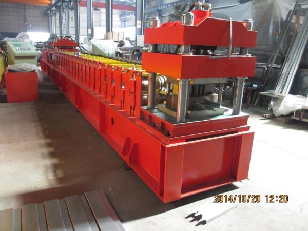 European Metal Door Slot Profile Roll Forming Machine With Automatic Punching 3