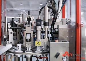 China Stable Cosmetic Tube Filler 3600 Tubes / Hour Hot Gun Heating System Eco Friendly factory